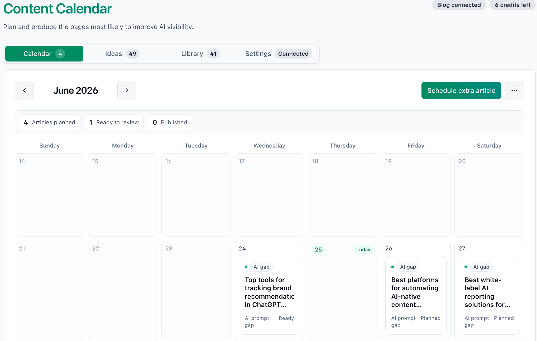 See the content taking shape. — 1